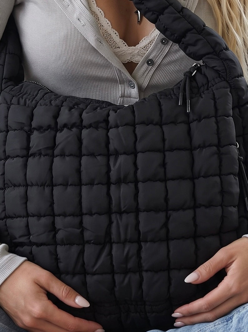 Oversized Quilted Handbag