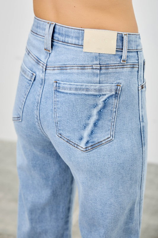 Saige High Rise Cuff Jeans