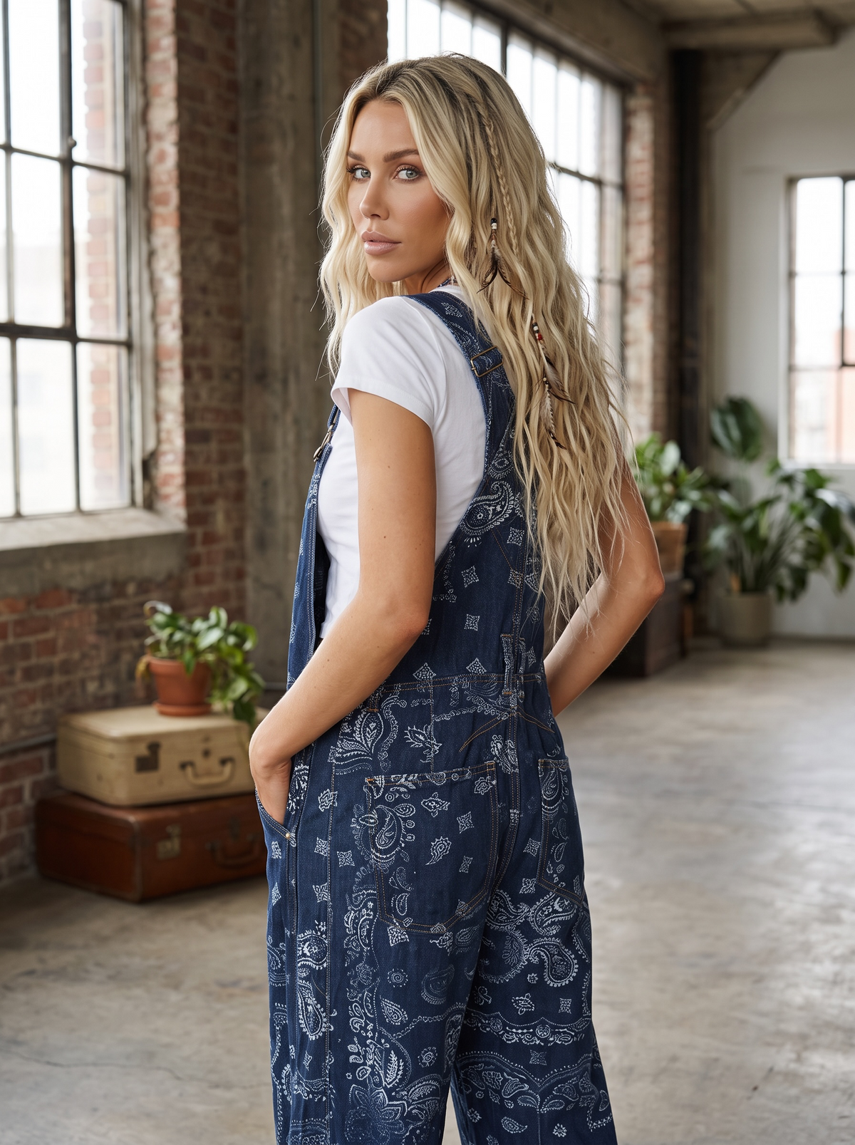 Eesome Bandana Overalls