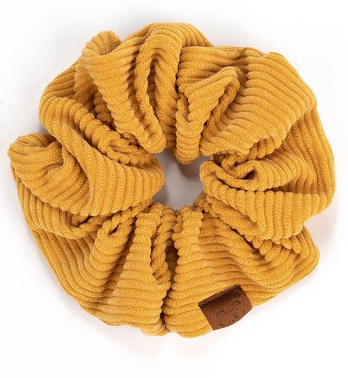 C.C Corduroy Solid Color Soft Scrunchies