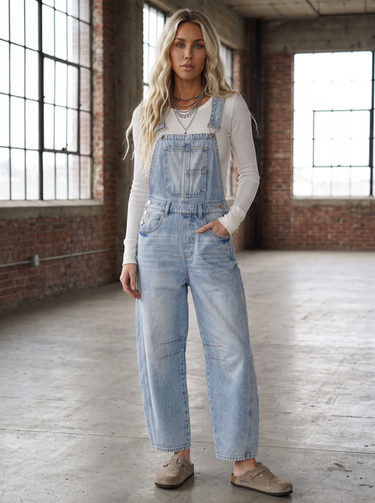 Bluivy Barrel Overalls
