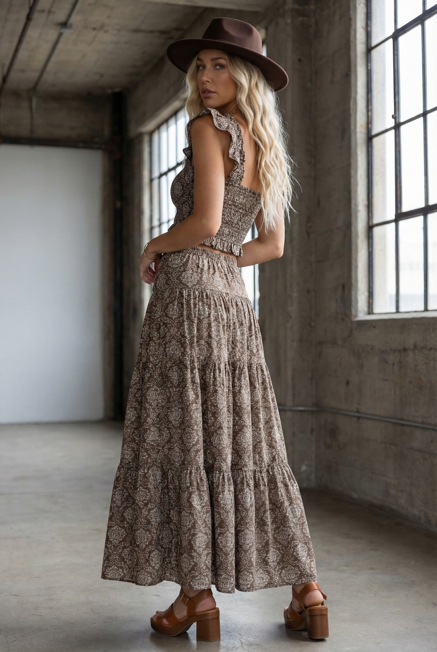 Promesa Floral Maxi Skirt