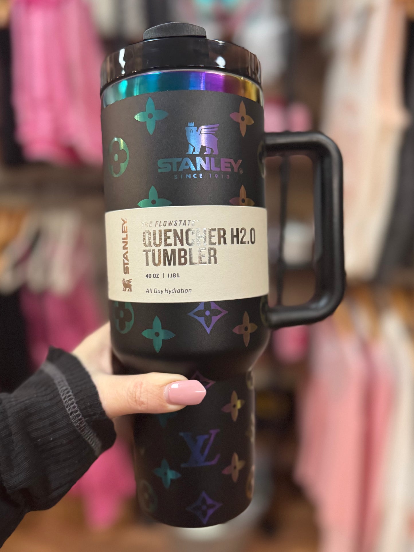LV Dupe Stanley Tumbler