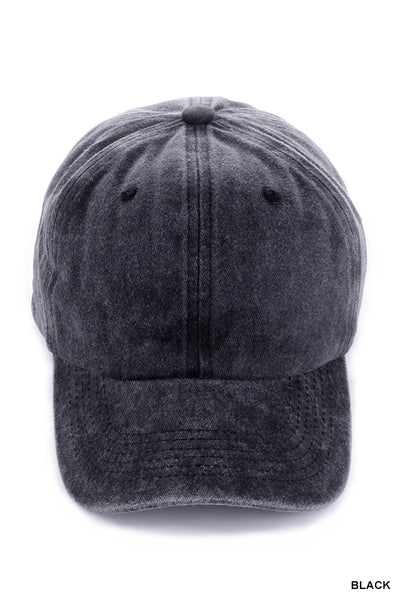 Mineral Washed Ball Cap