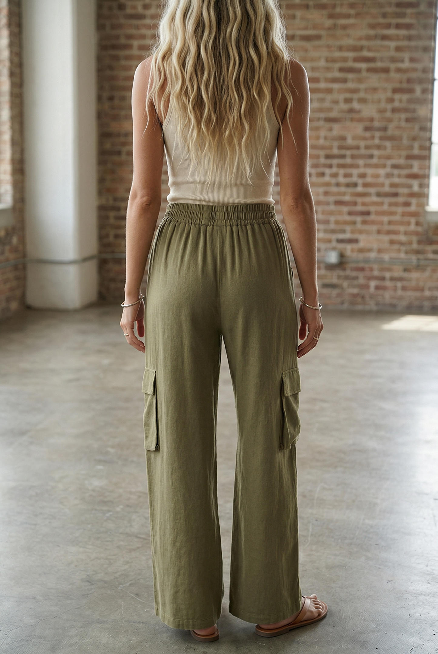 Eesome Mineral Washed Cargo Pants