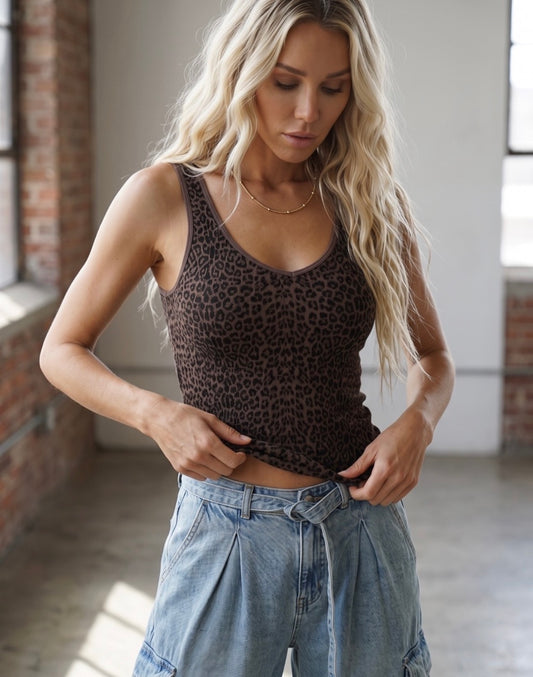 Nikibiki Leopard Print Tank