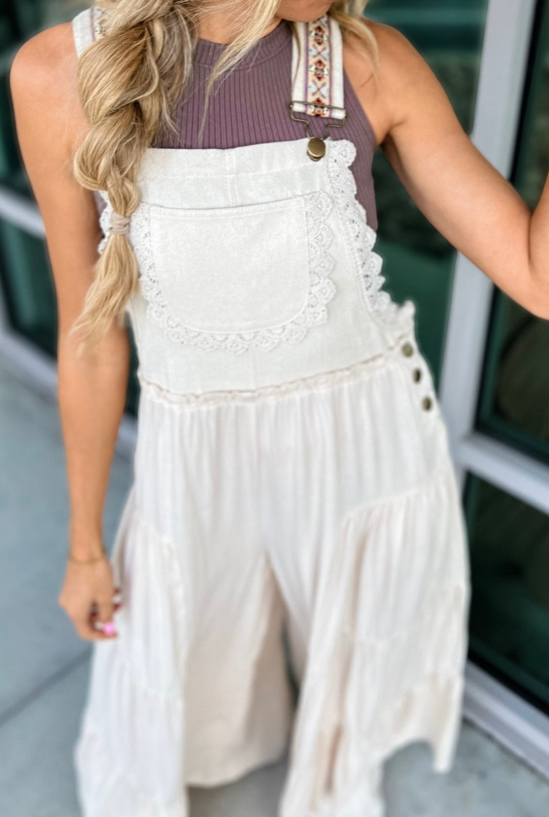 PREORDER - Eesome Lace Trim Jumpsuit