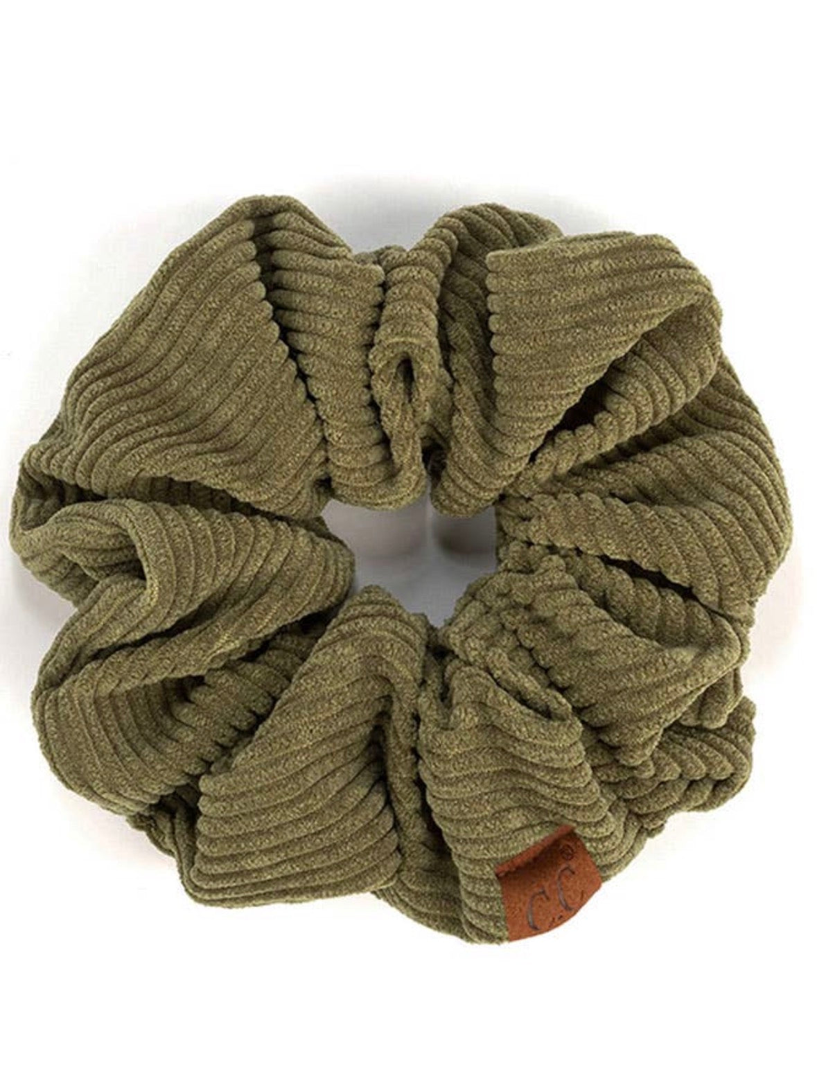 C.C Corduroy Solid Color Soft Scrunchies