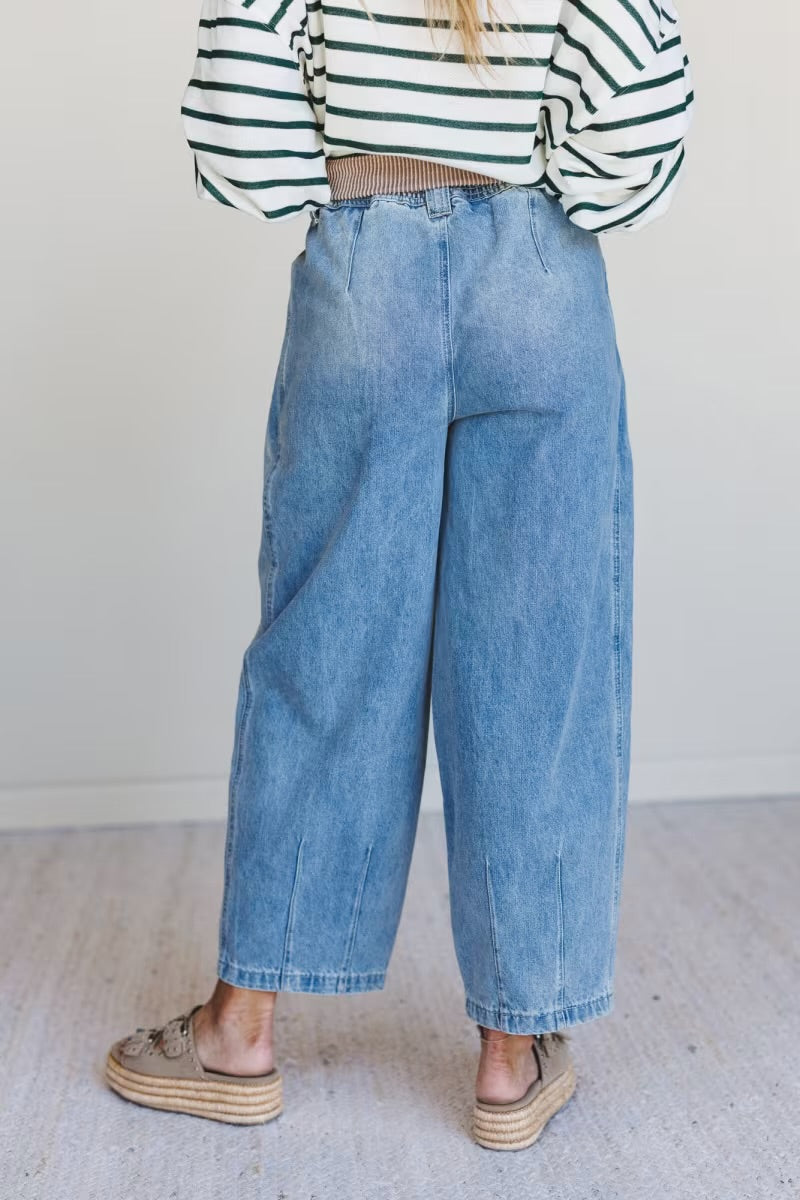 Very J Barrel Jeans