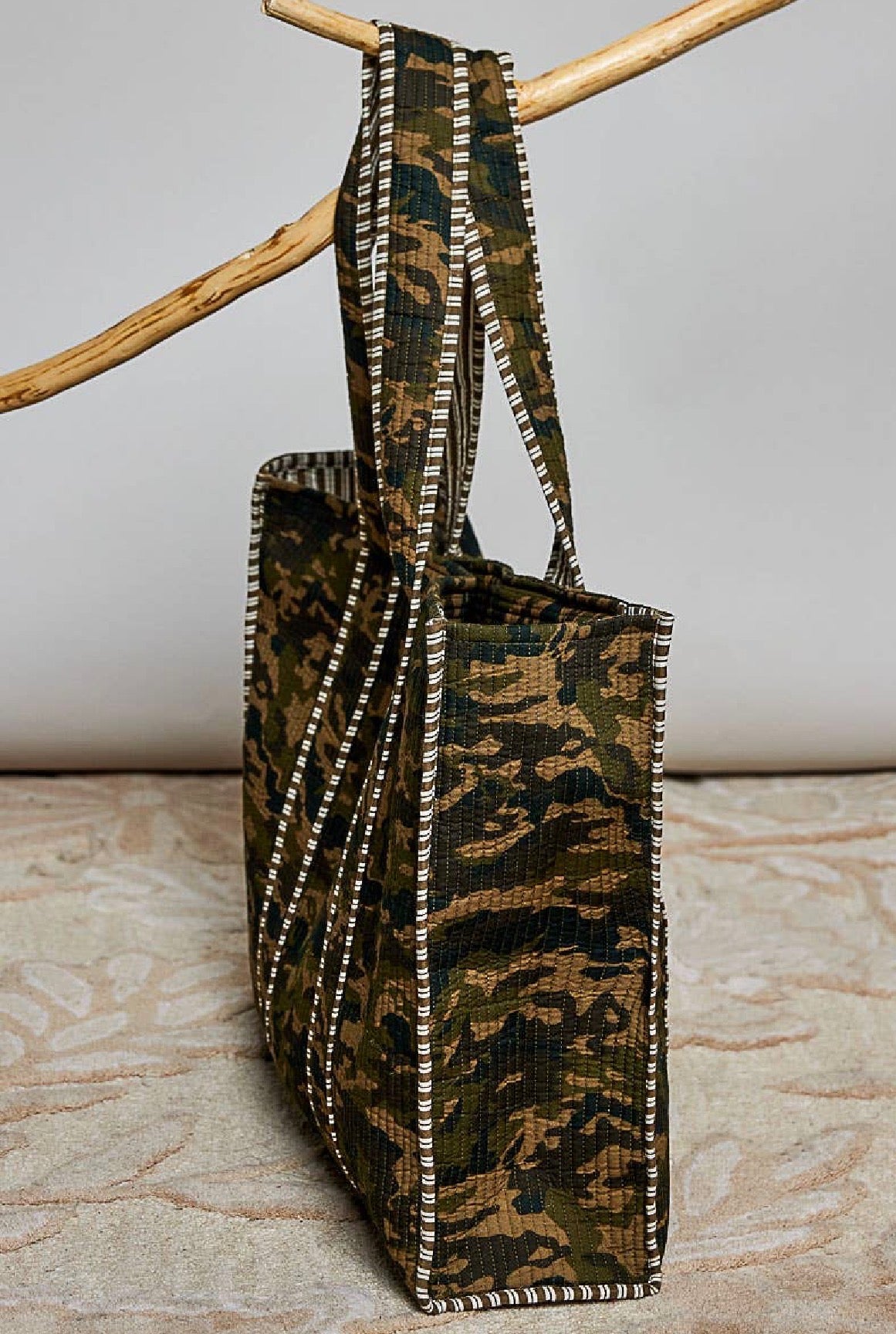 PREORDER - POL Oversized Quilted Camo Tote