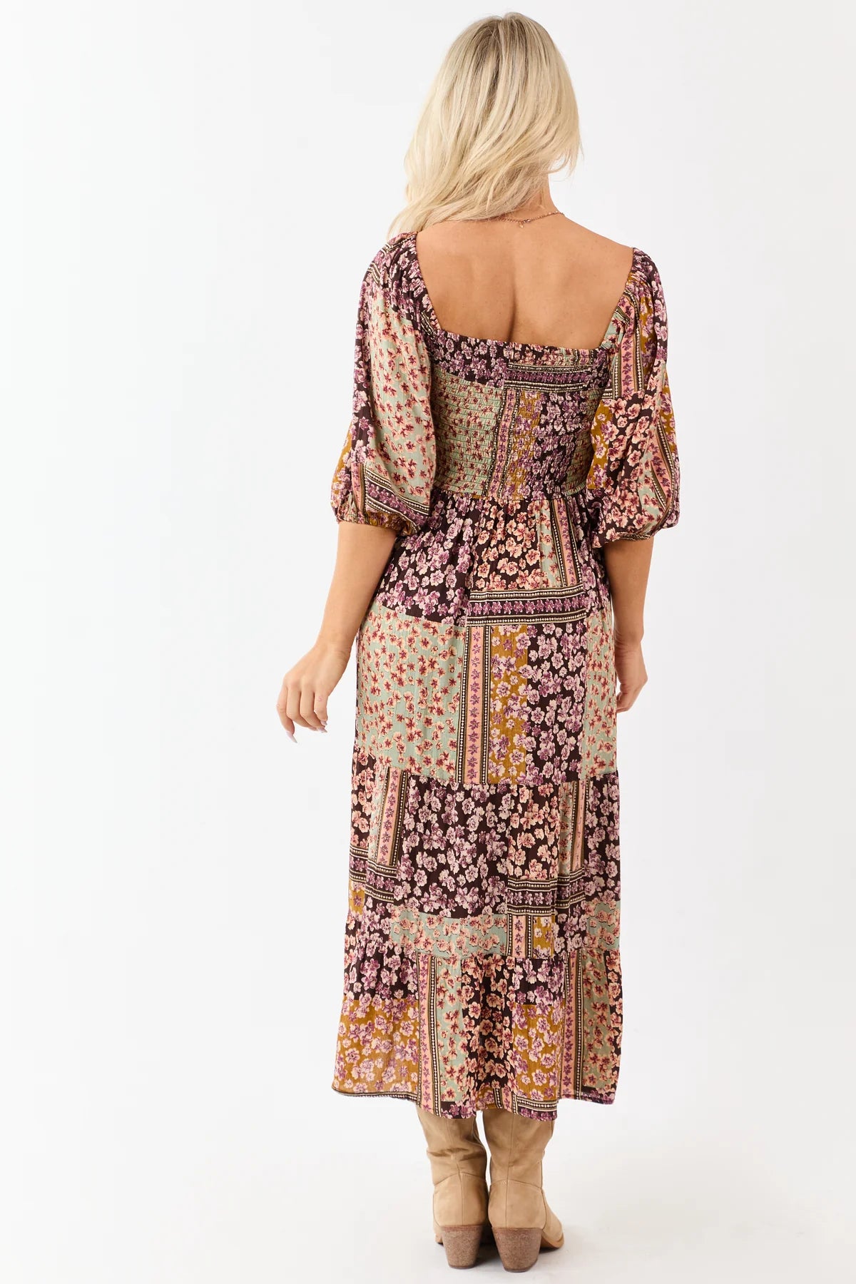 Angie Floral Maxi Dress