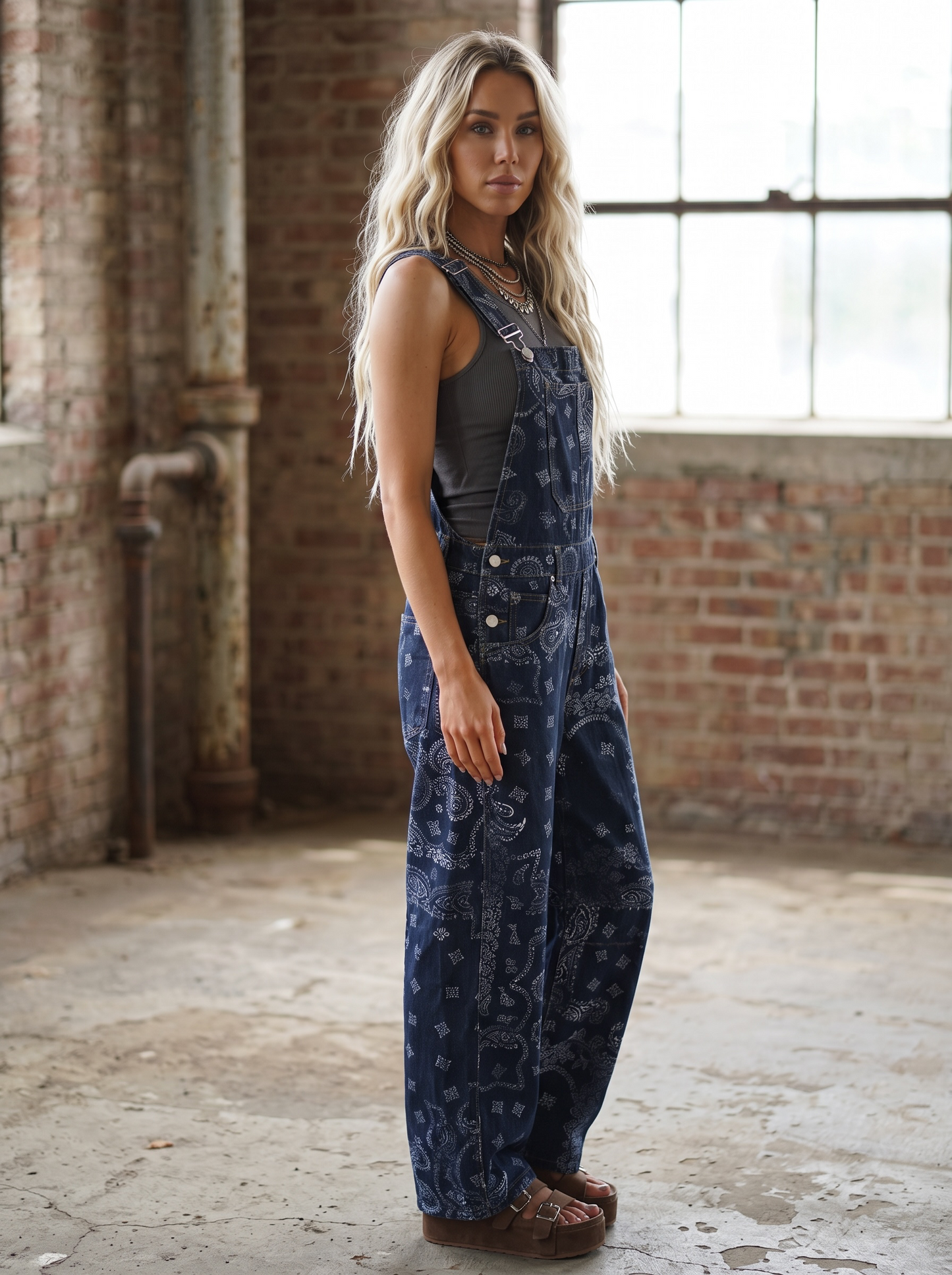 Eesome Bandana Overalls