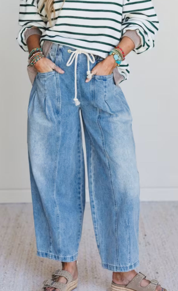 Very J Barrel Jeans