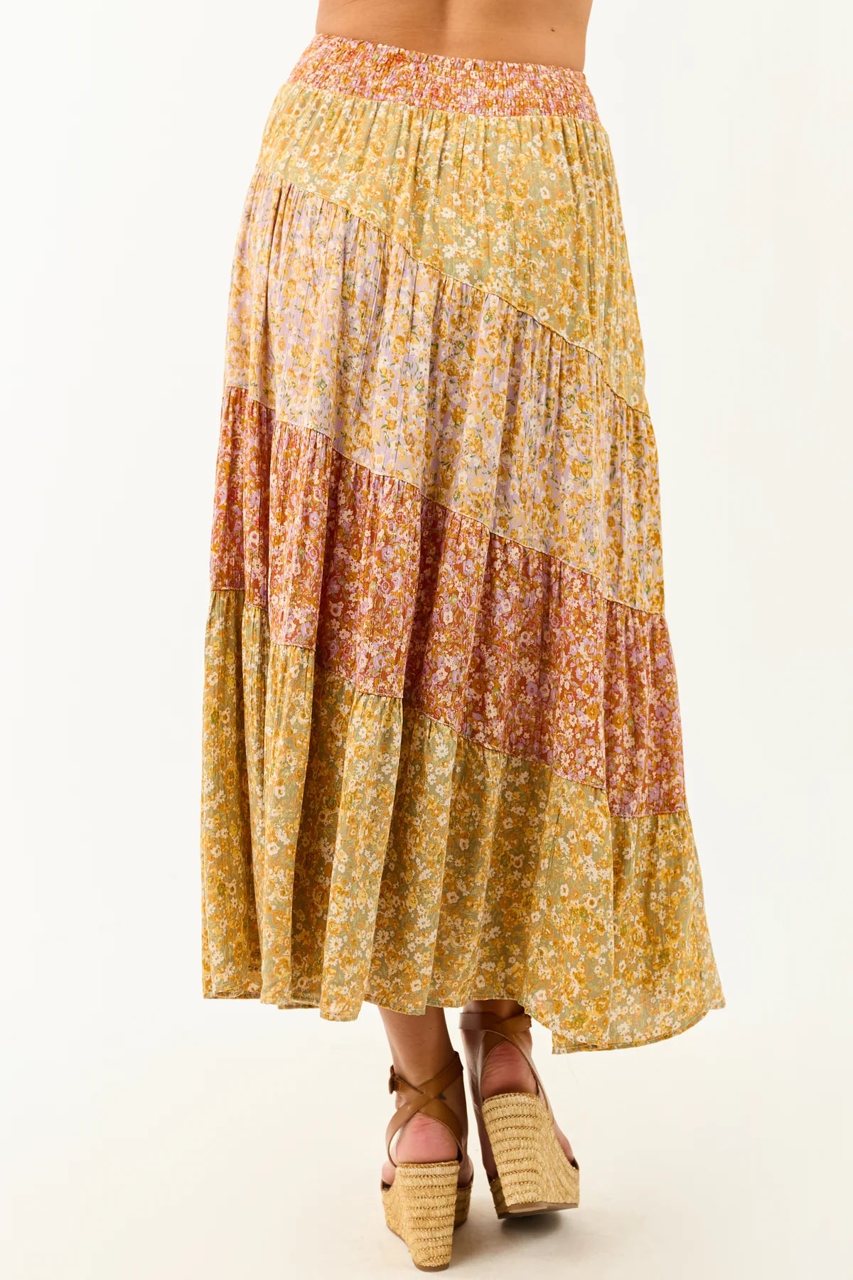 Angie Boho Maxi Skirt