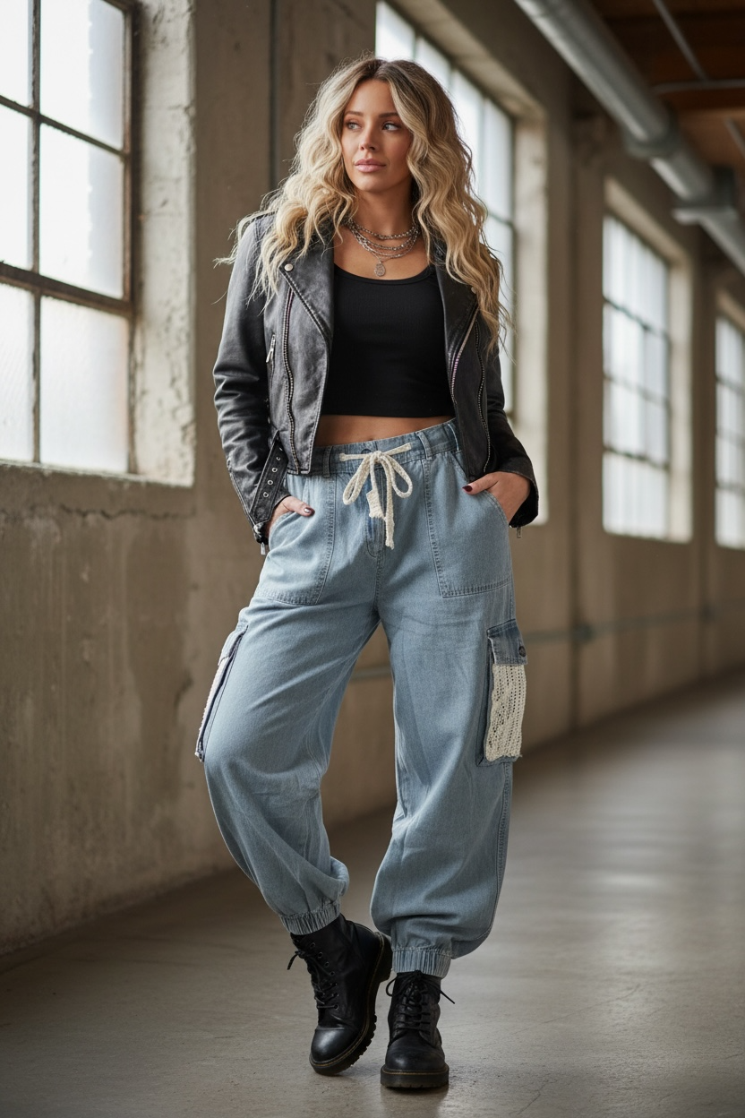 POL Denim Jogger