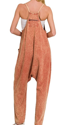 Washed Harem Jumpsuit