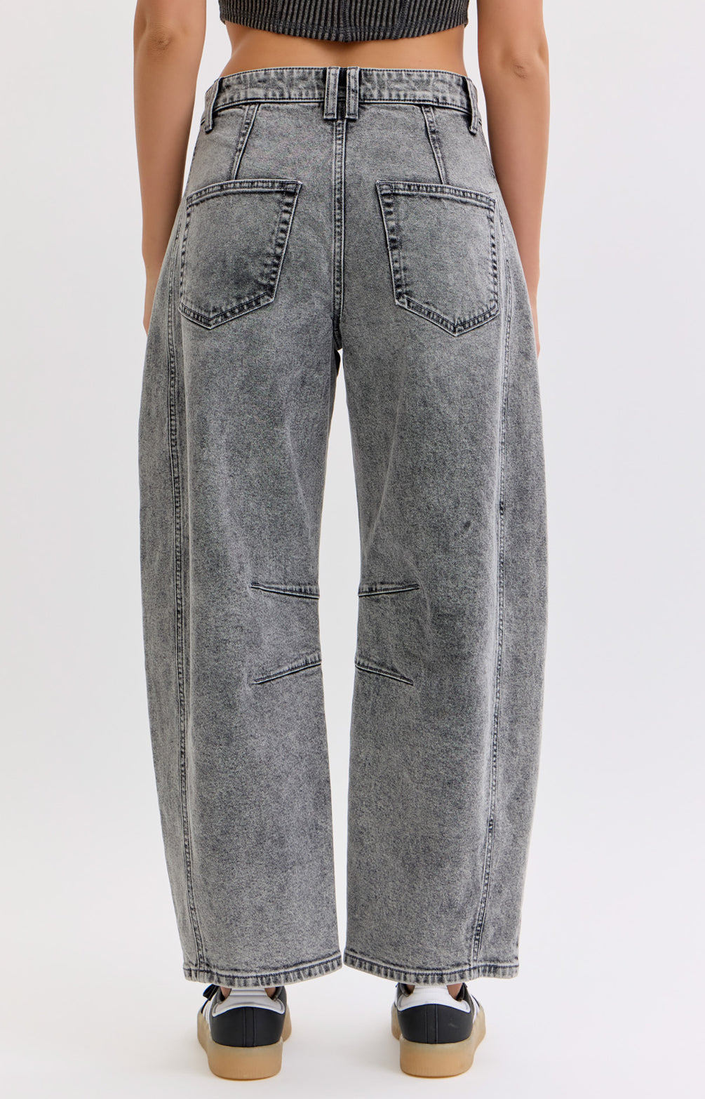 Cello Grey Barrel Jeans