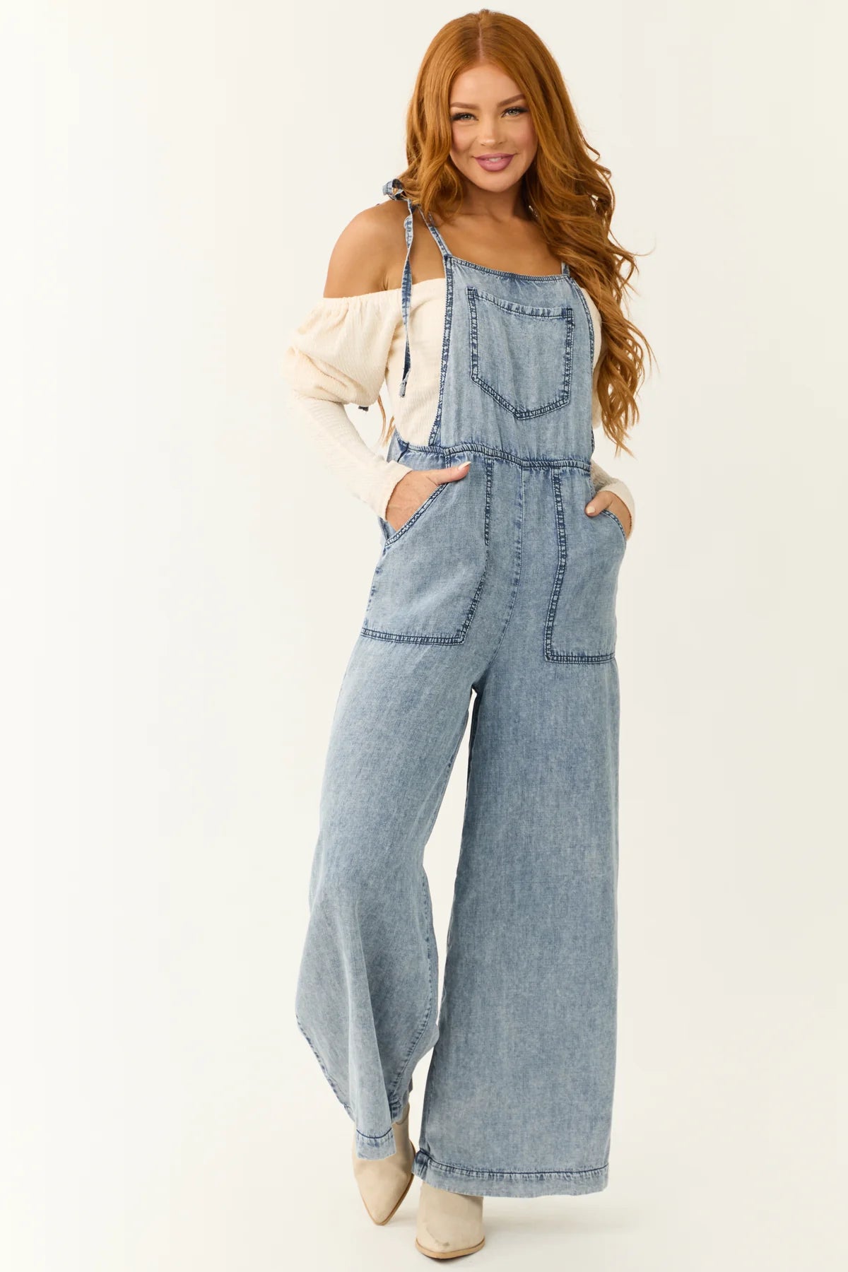 Eesome Acid Washed Overalls