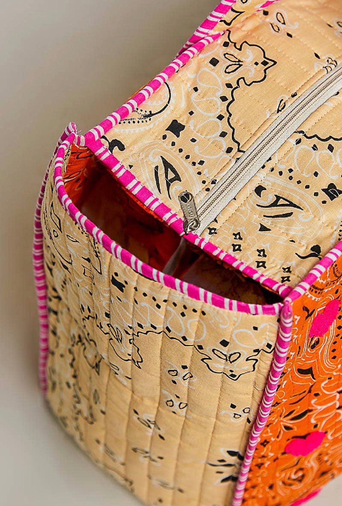 PREORDER - POL LOVE Bandana Quilted Tote