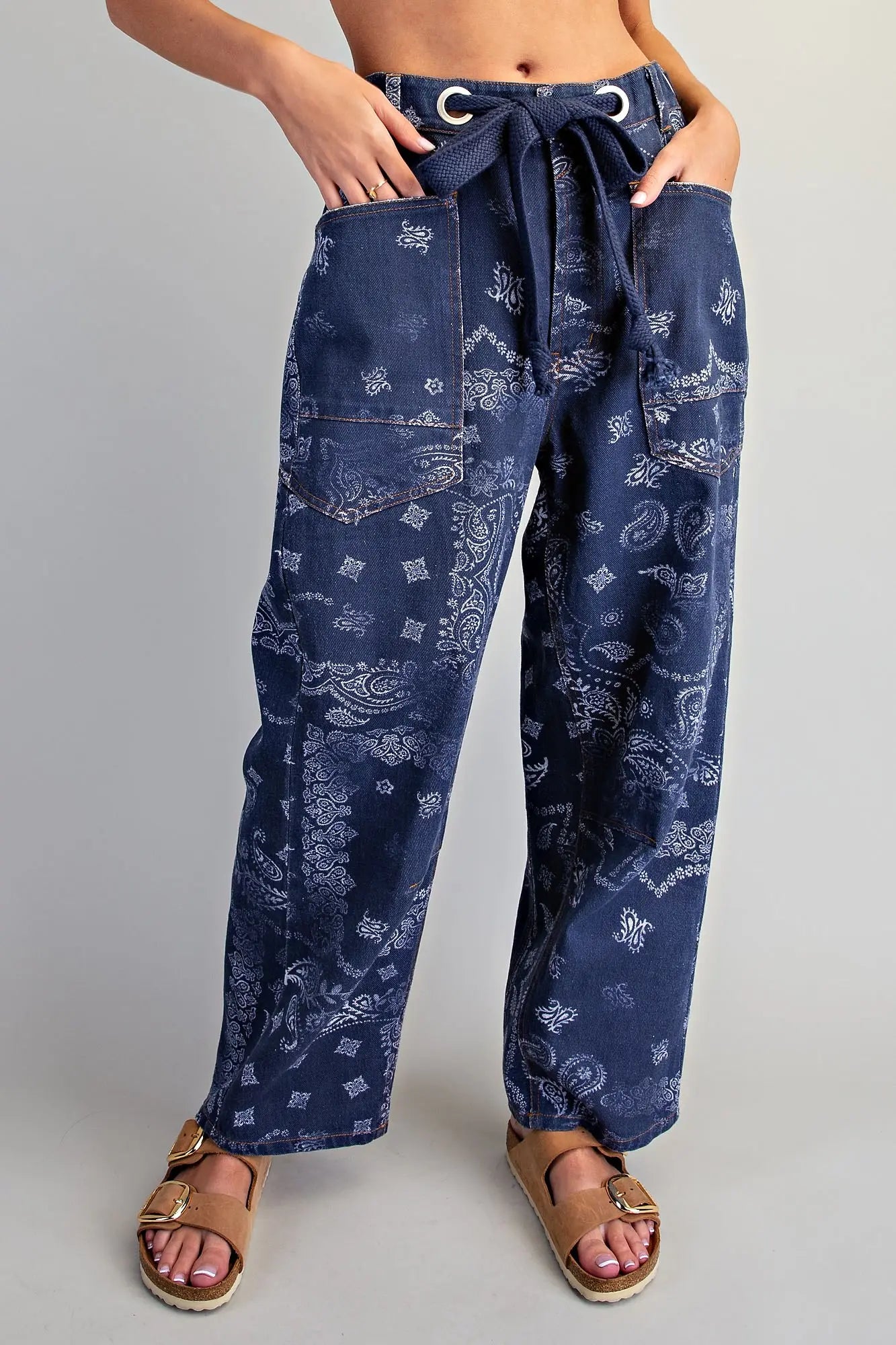 Eesome Bandana Barrel Pants