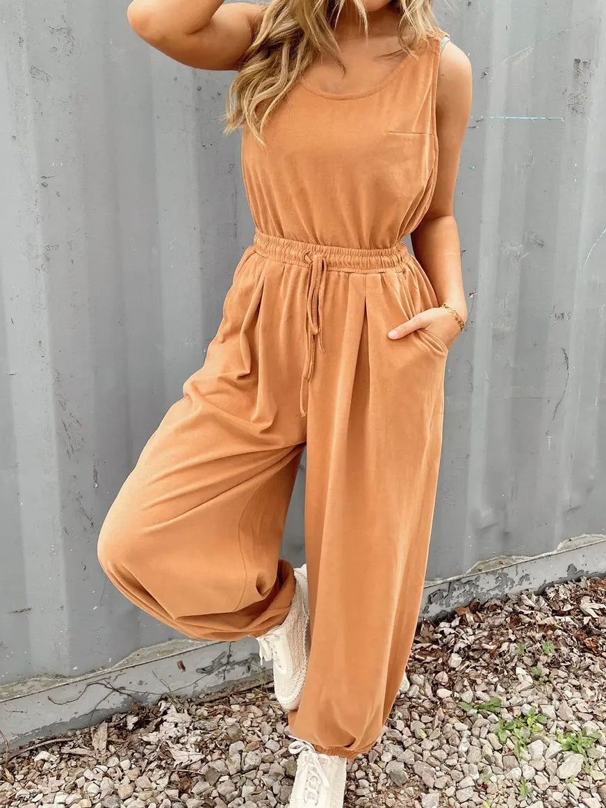 Listicle Jogger Style Jumpsuit