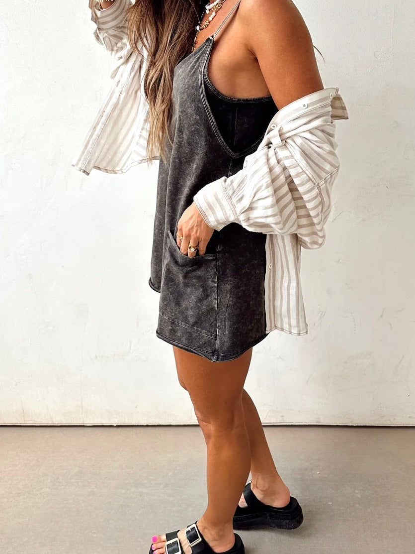 Mini Dress with Built in Romper
