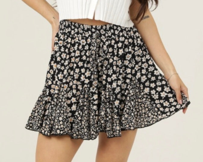Angie Floral Skort