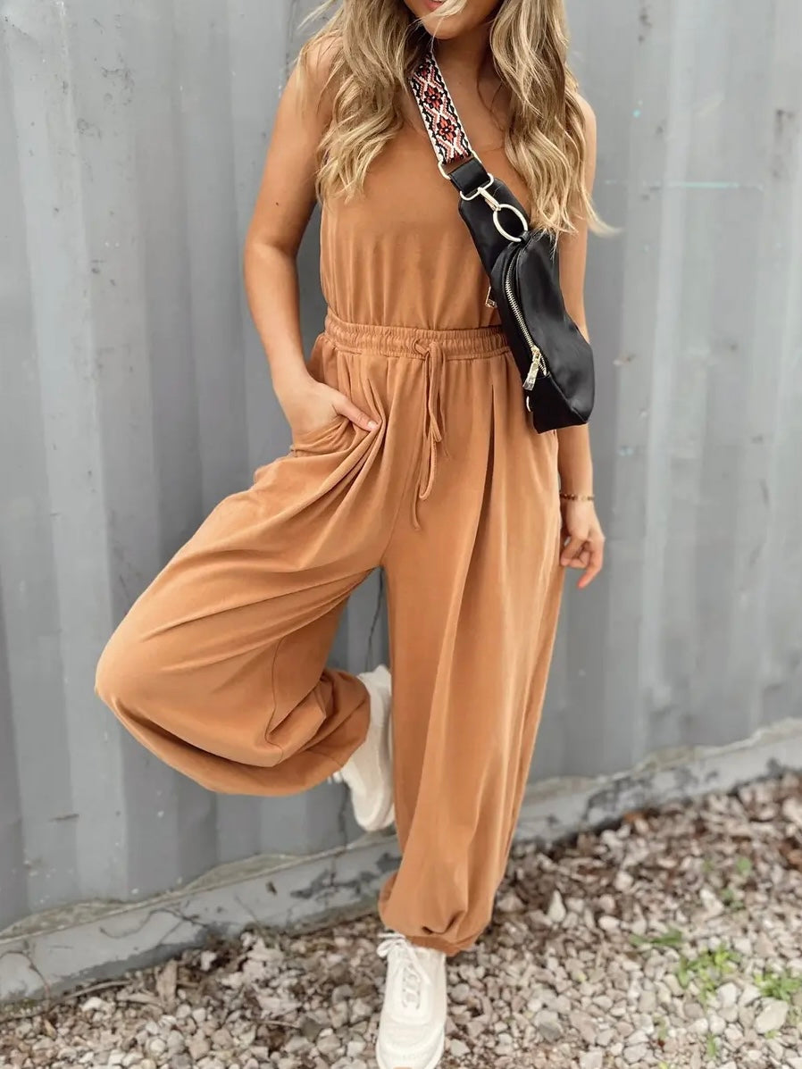 Listicle Jogger Style Jumpsuit