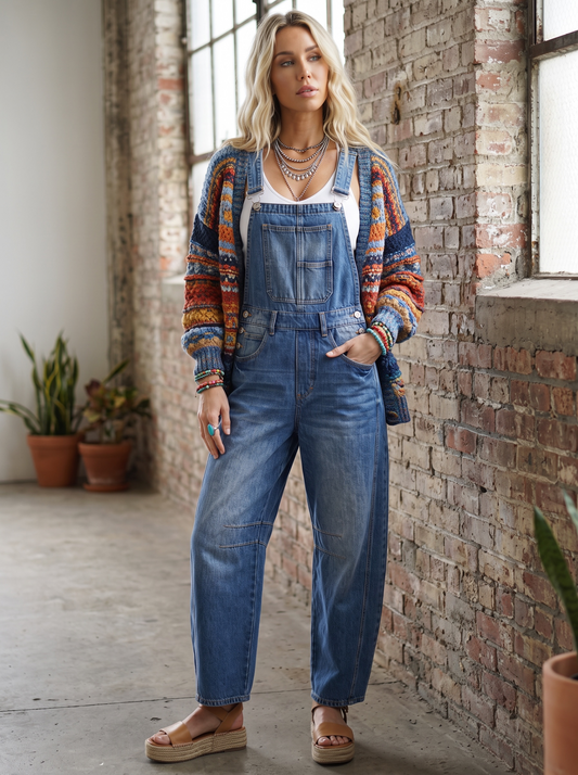 PREORDER- Bluivy Barrel Overalls