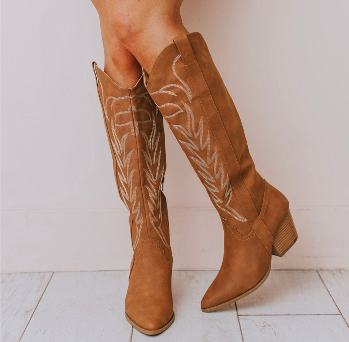 Nashville Embroidered Cowgirl Boots