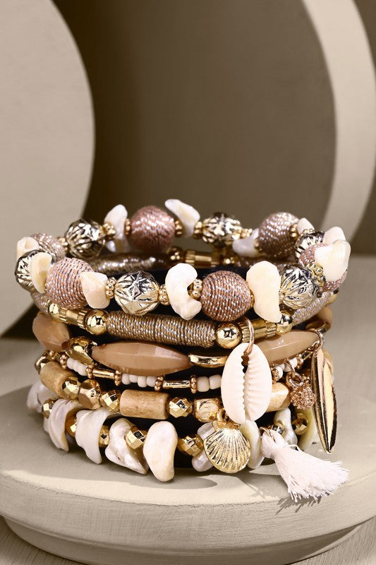 Beach Stacked Bracelet Set