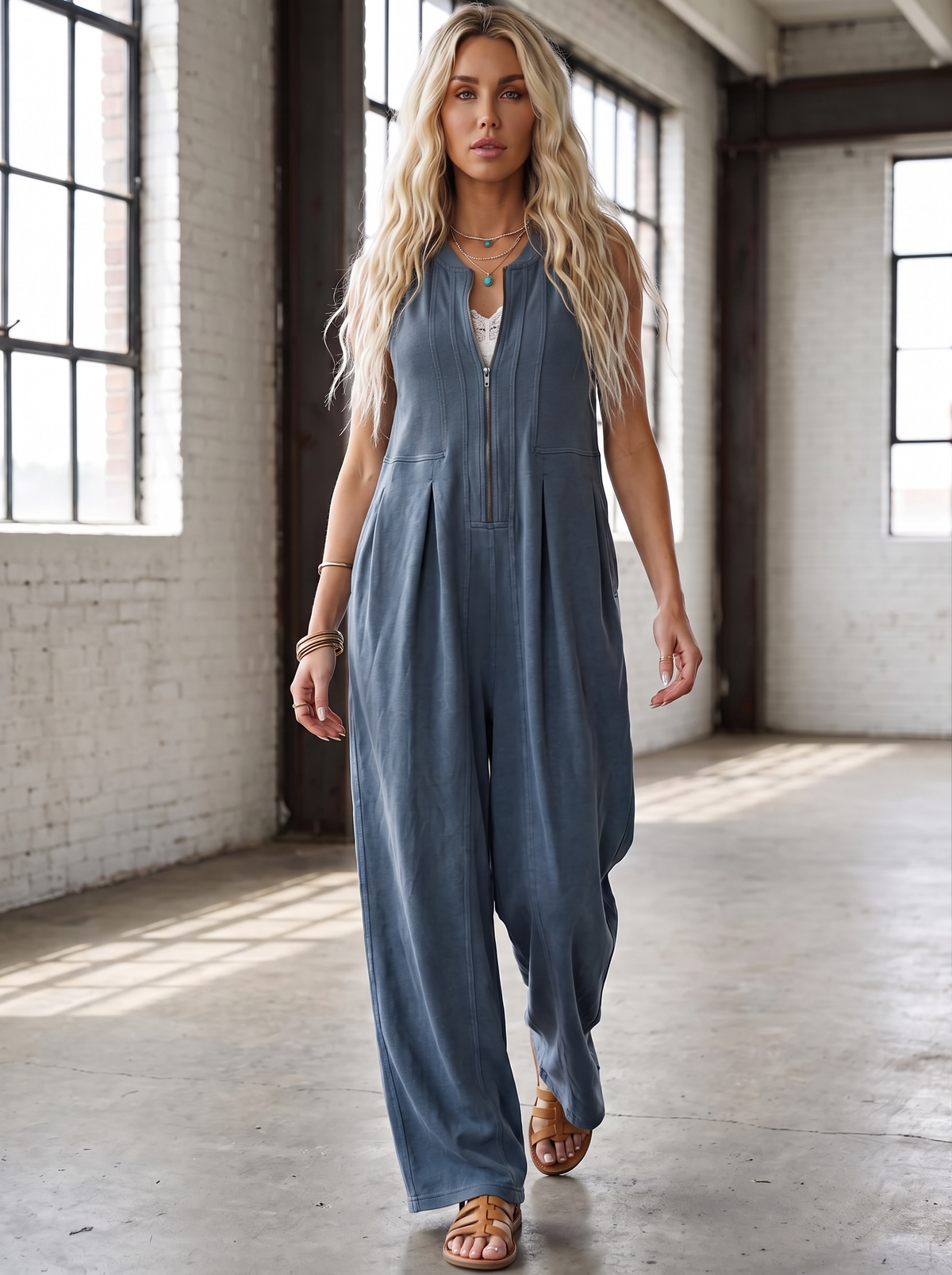 Eesome Mineral Washed Jumpsuit