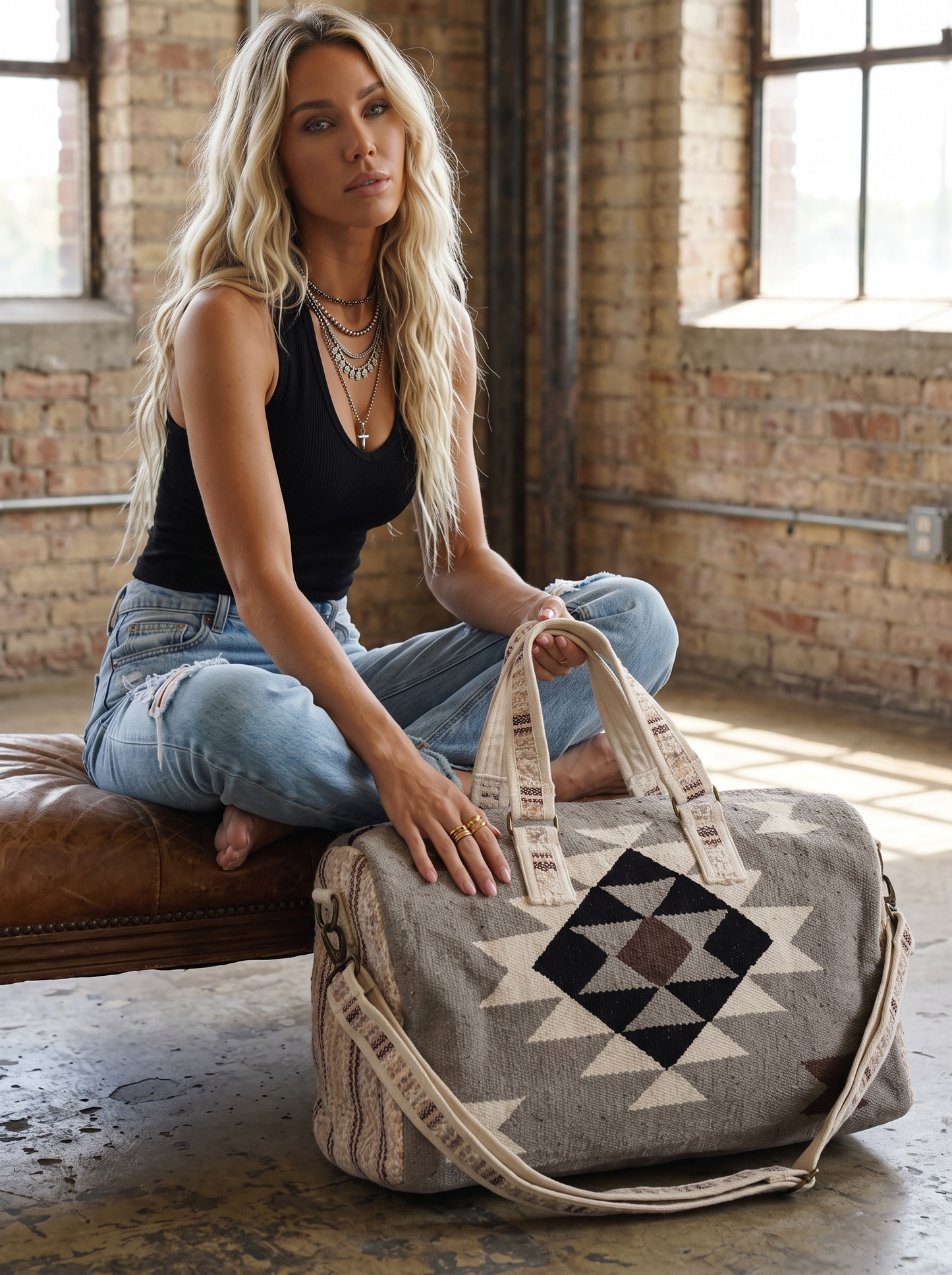 Panache Aztec Duffle Bag