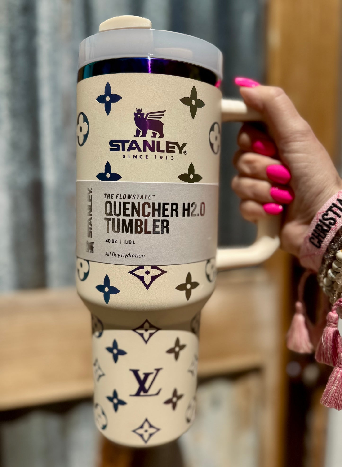 LV Dupe Stanley Tumbler