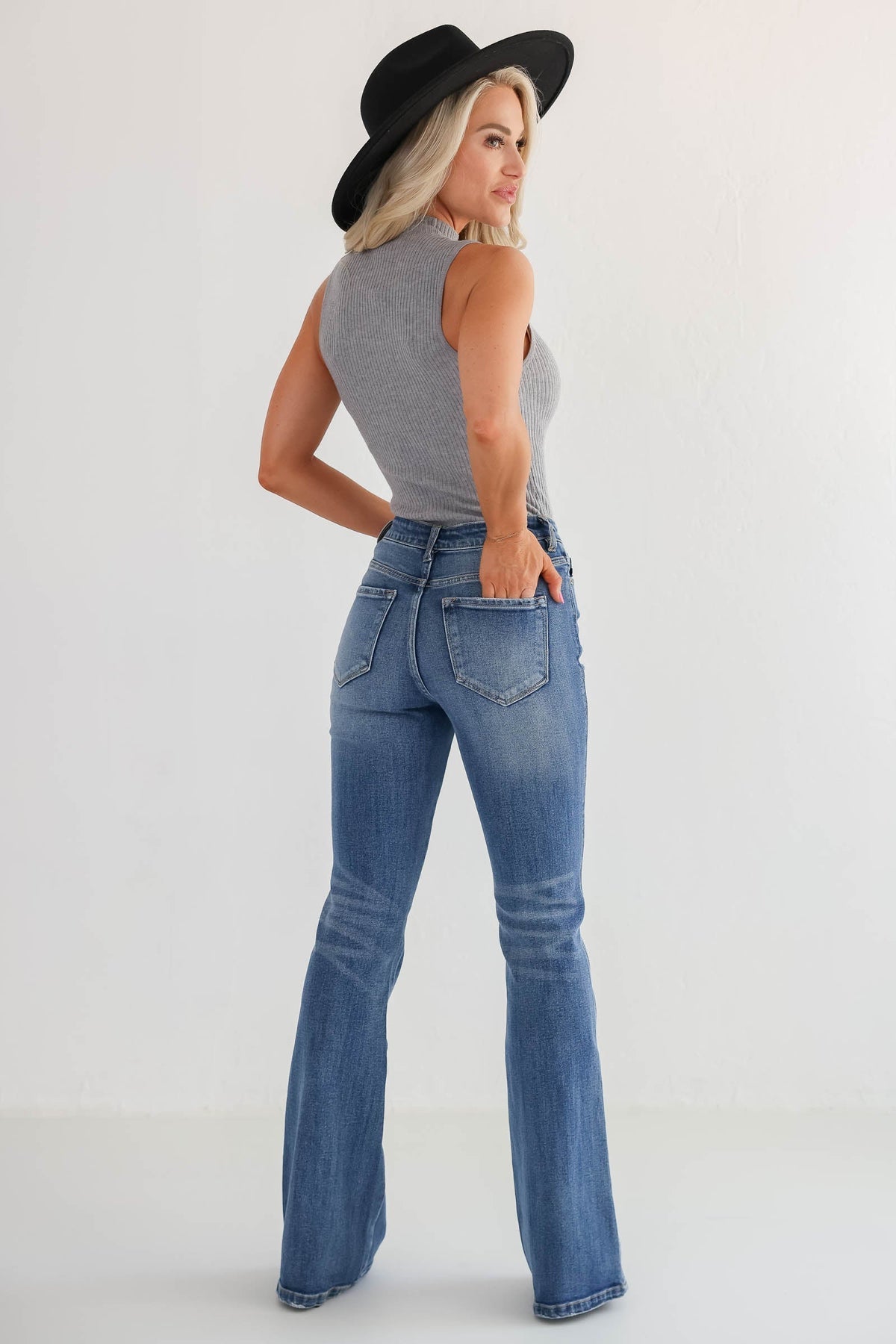 High Rise Flare Jeans