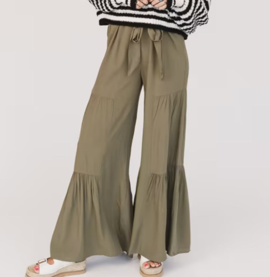 Tiered Wide Pants