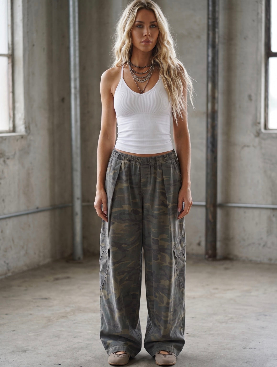 Camo Cargo Pants