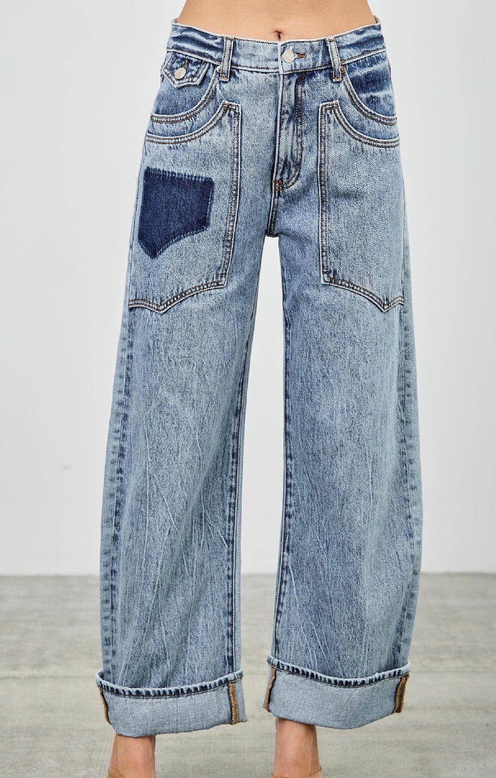 PREORDER- Saige Barrel Jeans