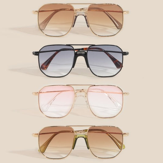 Square Aviator Sunglasses