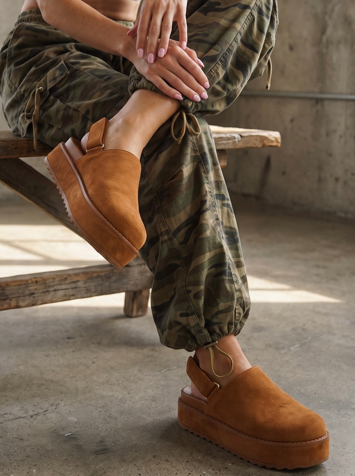 Vegan Suede Clogs