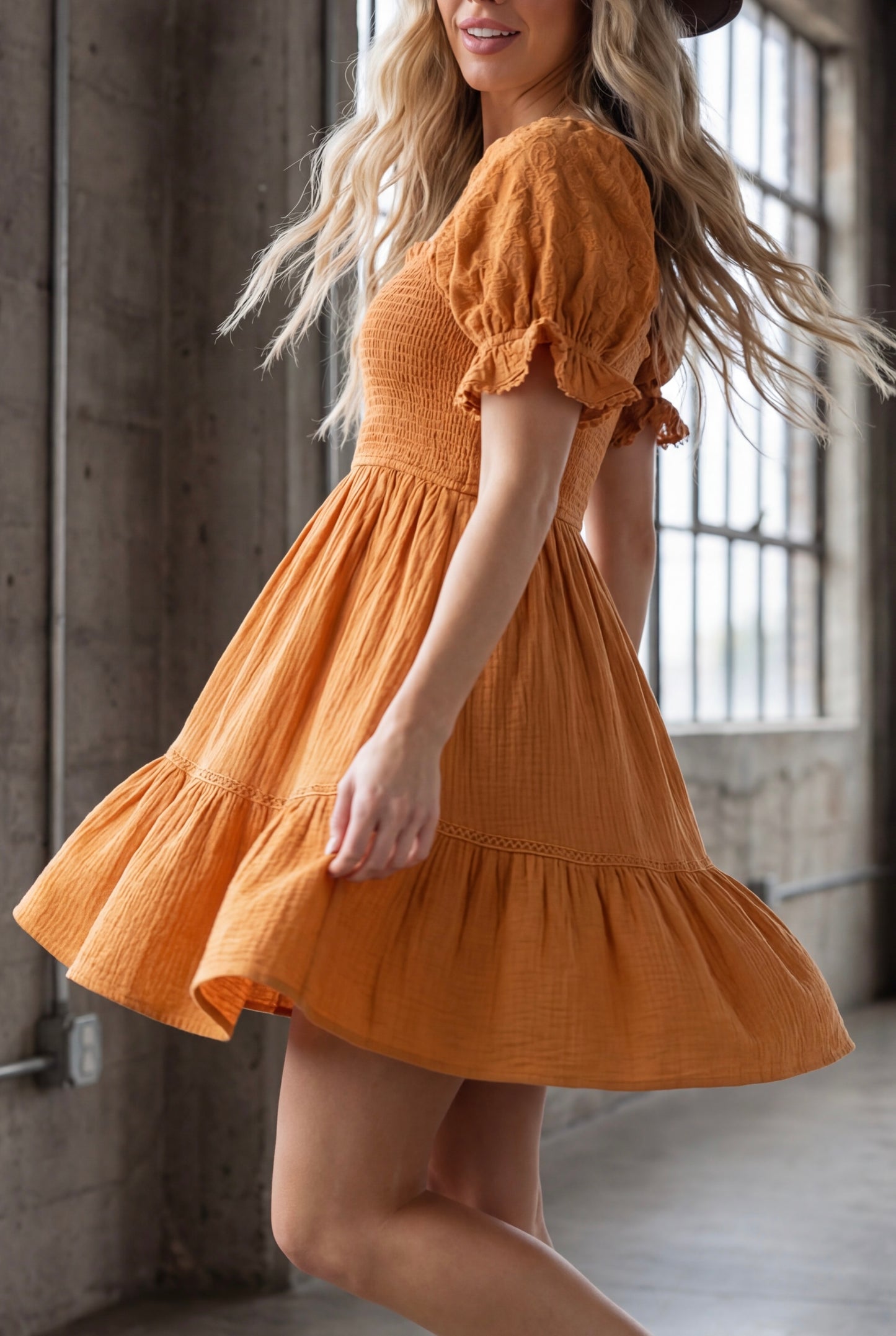 UMGEE Puff Sleeve Dress