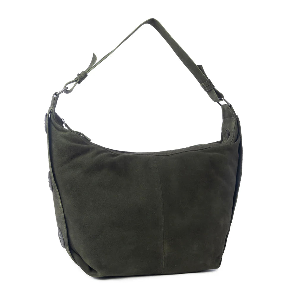 Hunter’s Grove Suede Leather Hobo