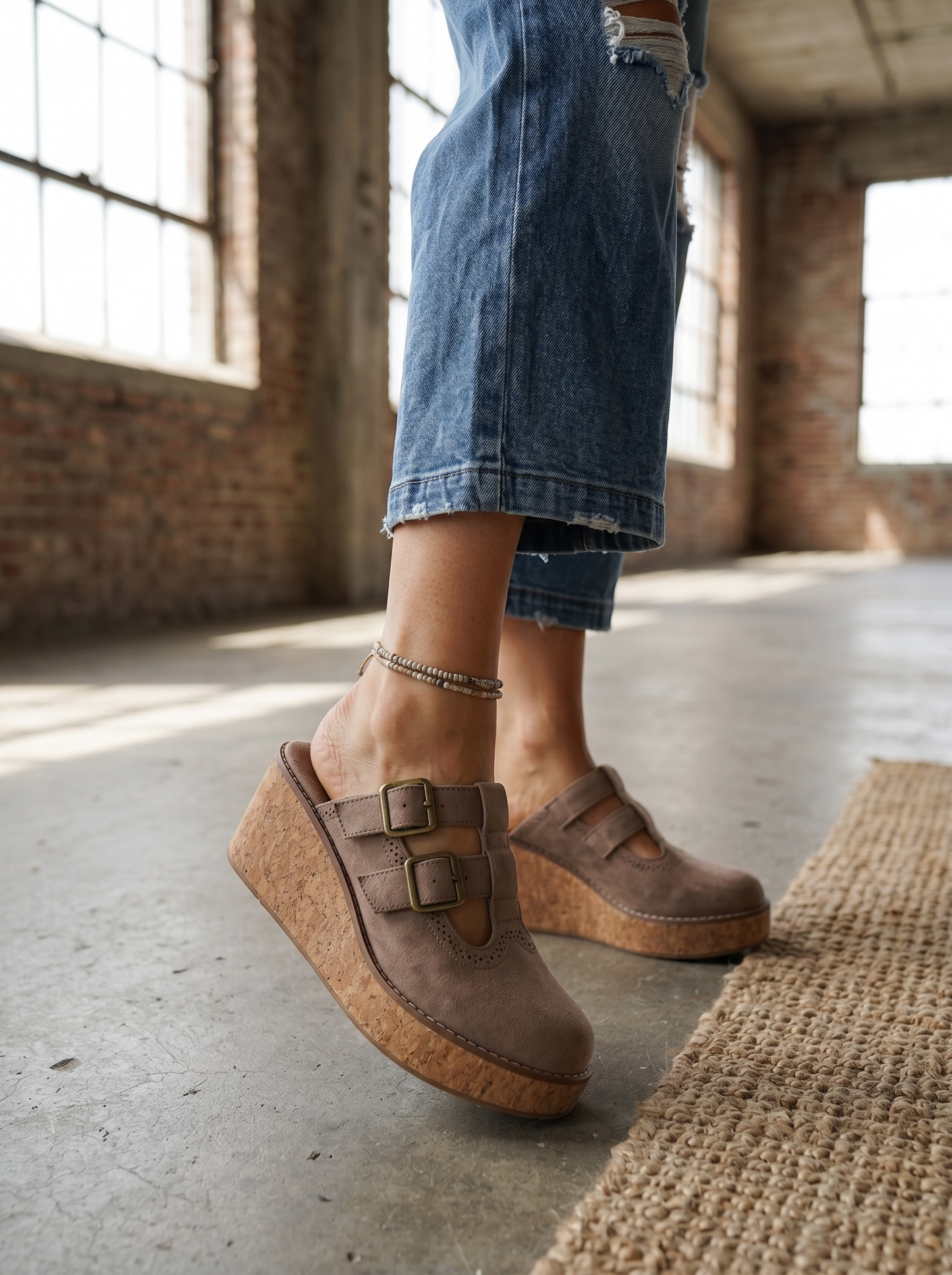 Pierre Dumas Wedge Clog