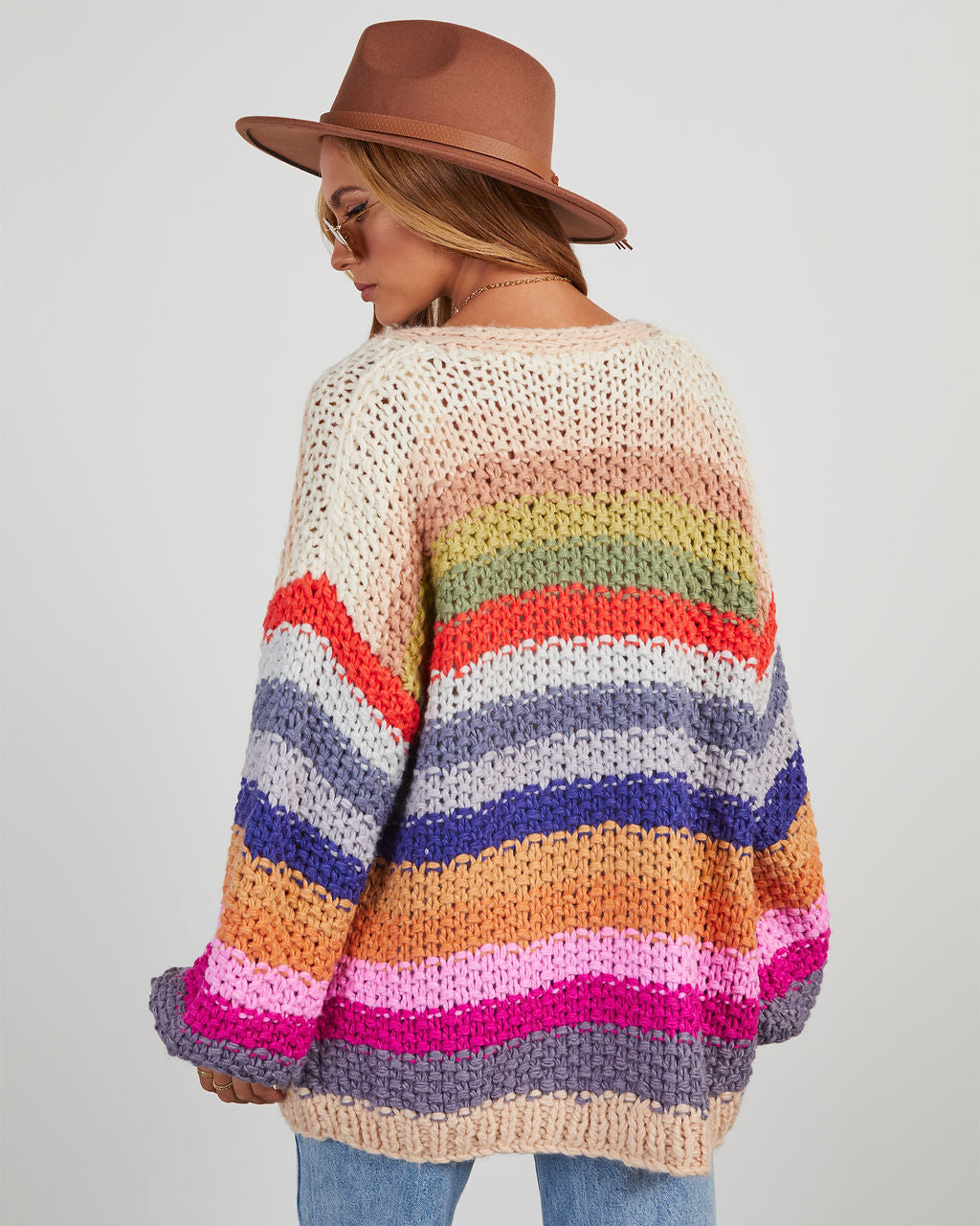 PREORDER - Listicle Rainbow Cardigan