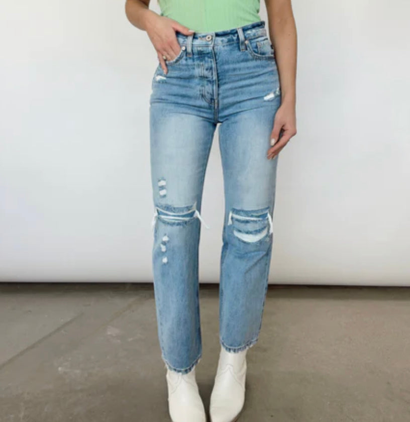 High Rise 90's Boyfriend Jeans