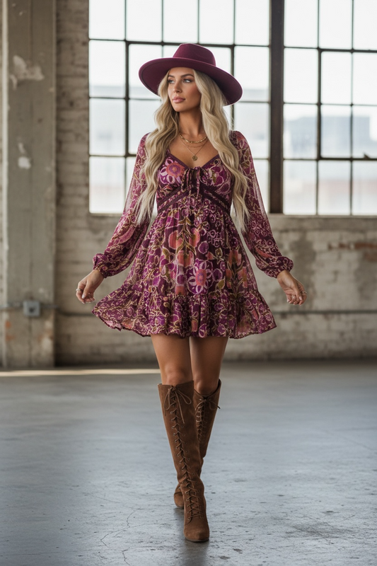 Very J Floral Dress