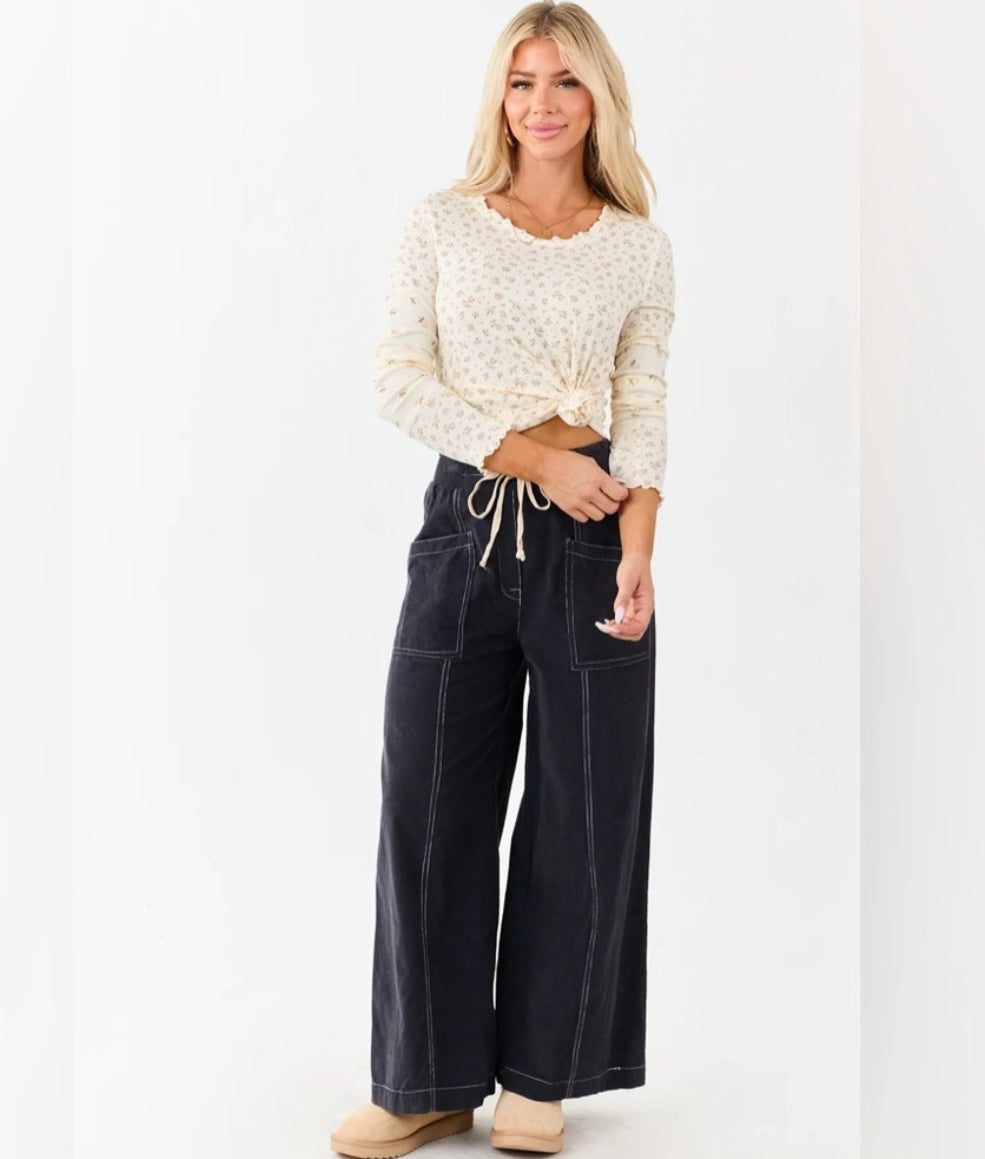 Very J Floral Print Top