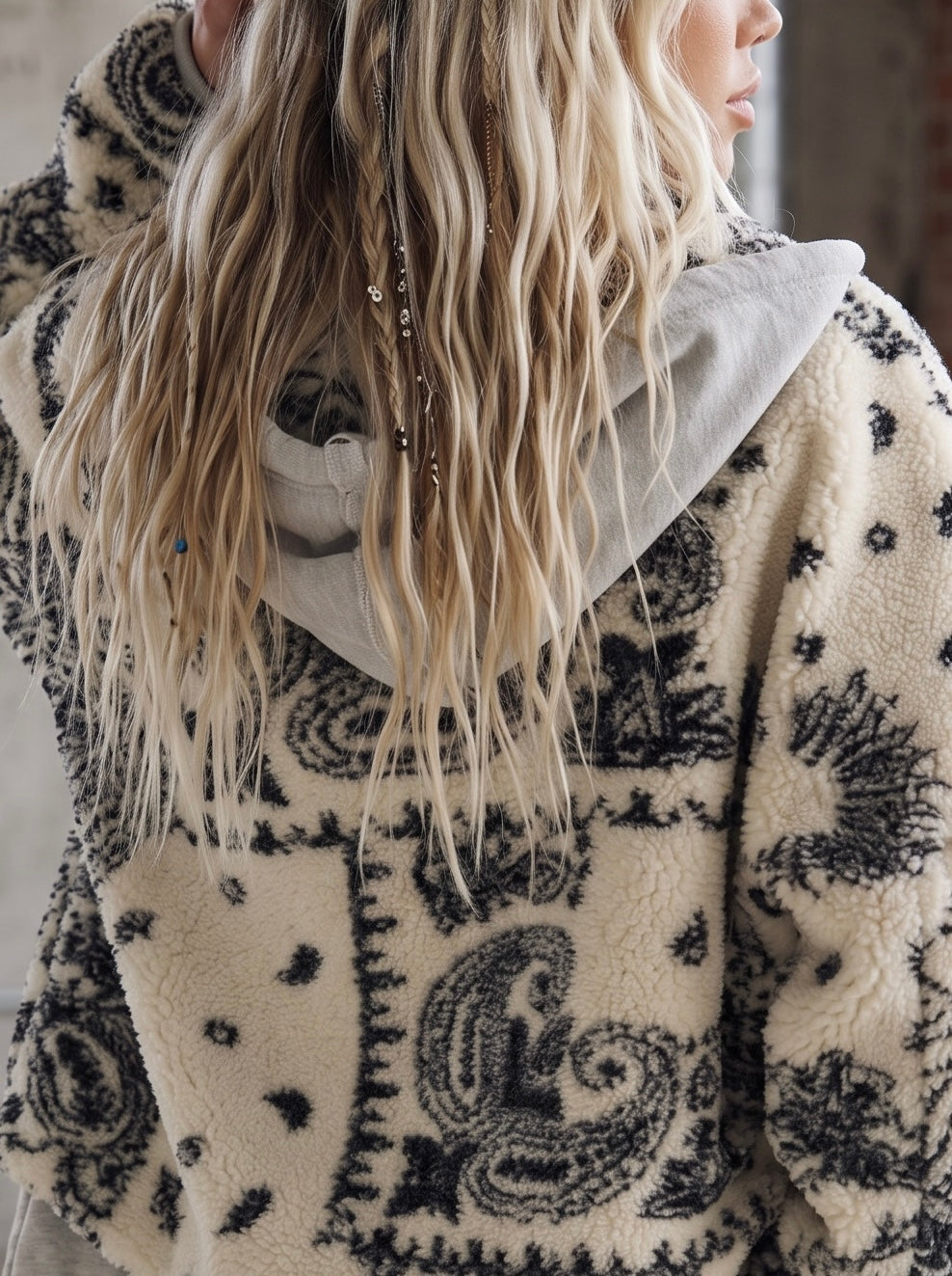 Oli & Hali Bandana Layered Jacket