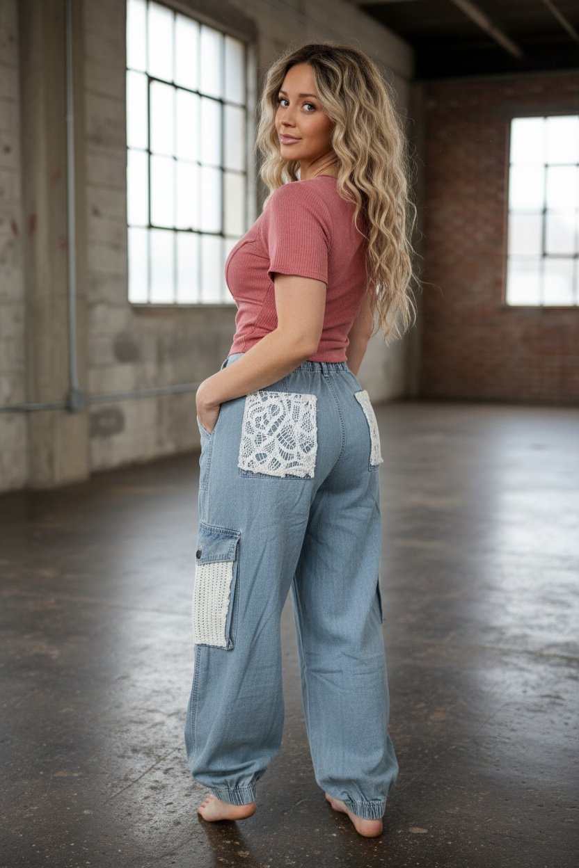 POL Denim Jogger