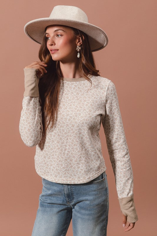 So Me Floral Knit Top